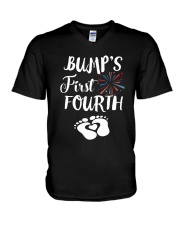 BUMP'S FIRST FOUR V-Neck T-Shirt tile