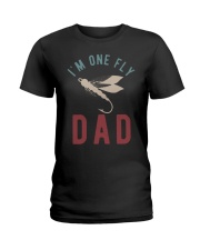 Fly Fishing Dad Ladies T-Shirt tile