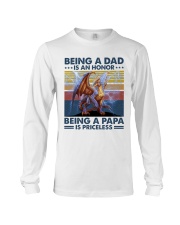 Being A Dad Is An Honor Being A Pâp Is Priceless Long Sleeve Tee tile