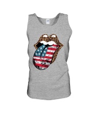 4th Of July Cheetah American Flag Unisex Tank tile
