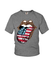 4th Of July Cheetah American Flag Youth T-Shirt tile