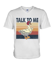 Talk To Me Goose V-Neck T-Shirt tile