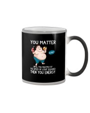 You Matter Until You Multiply Color Changing Mug tile