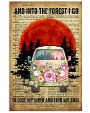 Love Camping And Into The Forest I Go 11x17 Poster front