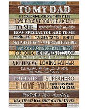 To My Dad 11x17 Poster front