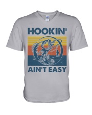 Hookin Ain't Easy V-Neck T-Shirt tile