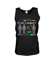 Autism It's Not A Disability Unisex Tank tile