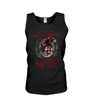 I Am Not The Hero You Wanted I Am The Monster Unisex Tank tile