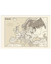 Euro Map In Lord Of The Rings Style 17x11 Poster front