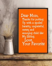 Dear Mom Poster 11x17 Poster lifestyle-poster-3