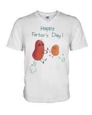 Happy Farter's Day V-Neck T-Shirt tile