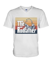 Fishing Dad V-Neck T-Shirt tile