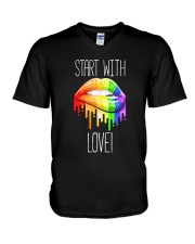 Start With Love V-Neck T-Shirt thumbnail