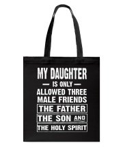 My Daughter Is Only Tote Bag tile