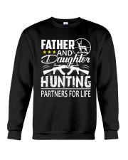 Father And Daughter Hunting Partners For Life Crewneck Sweatshirt tile