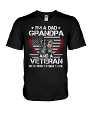 I'm A Dad Grandpa And A Veteran V-Neck T-Shirt tile