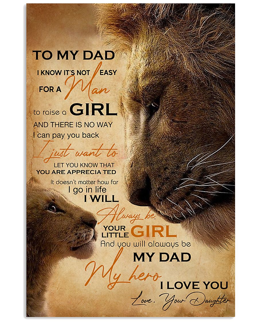 To My Dad 11x17 Poster