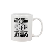 This Girl Calls Me Grandpa Mug tile