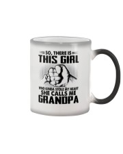 This Girl Calls Me Grandpa Color Changing Mug tile