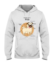 Anatomy Of A Pug Hooded Sweatshirt tile