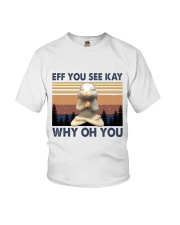 Vintage Buny Yoga Youth T-Shirt tile