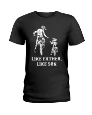 Like Father Like Son Ladies T-Shirt tile