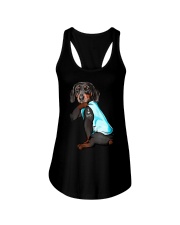I Love Dad Ladies Flowy Tank tile