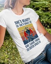 She's Beauty She's Grace She Came From Outer Space Ladies T-Shirt lifestyle-women-crewneck-front-8