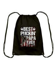 Best Puckin' Papa Ever Drawstring Bag tile