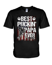 Best Puckin' Papa Ever V-Neck T-Shirt tile