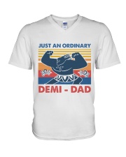 Just An Ordinary Demi-Dad V-Neck T-Shirt tile