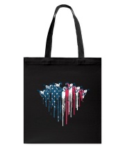 Horse Racing In Heart Flag Tote Bag tile