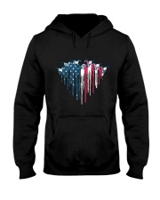 Horse Racing In Heart Flag Hooded Sweatshirt tile
