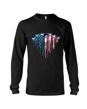 Horse Racing In Heart Flag Long Sleeve Tee tile