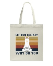 Llama Eff You See Kay Tote Bag tile