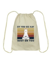 Llama Eff You See Kay Drawstring Bag tile