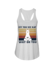 Llama Eff You See Kay Ladies Flowy Tank tile