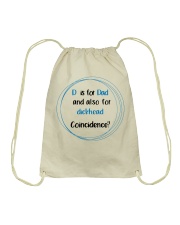 I Am A Lucky Daughter I Have A Crazy Dad Drawstring Bag tile