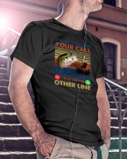 I Was On The Other Line Classic T-Shirt lifestyle-mens-crewneck-front-5