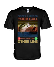 I Was On The Other Line V-Neck T-Shirt thumbnail