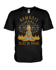 Namaste Hijo De Puta V-Neck T-Shirt tile