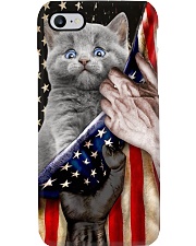 Love Russian Blue United State Flag Phone Case i-phone-8-case
