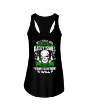 My Little Girl Will Never Have Daddy Issuses Ladies Flowy Tank thumbnail