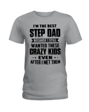 I'm The Best Step Dad Ladies T-Shirt tile