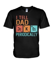 I Tell Dad V-Neck T-Shirt tile
