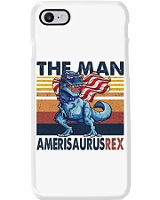 Dinosaur 4th of July Phone Case tile