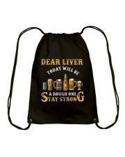 Dear Liver Stay Strong Drawstring Bag tile