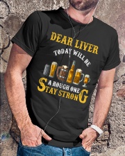 Dear Liver Stay Strong Classic T-Shirt lifestyle-mens-crewneck-front-4