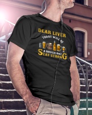 Dear Liver Stay Strong Classic T-Shirt lifestyle-mens-crewneck-front-5