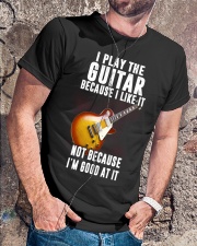 Love Guitar Father's Day Classic T-Shirt lifestyle-mens-crewneck-front-4